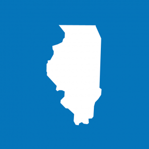 Illustration of the state of Illinois