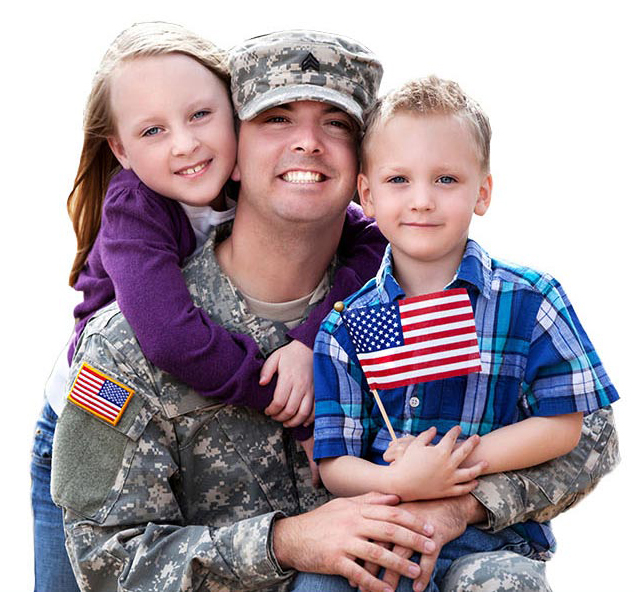 military family photo croppped