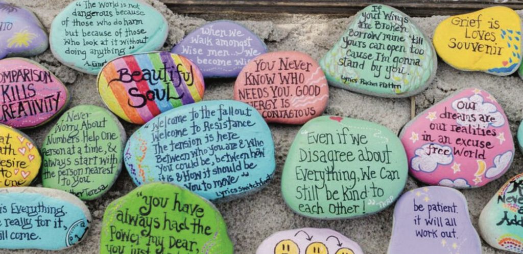 Kindness Rocks with Starbucks