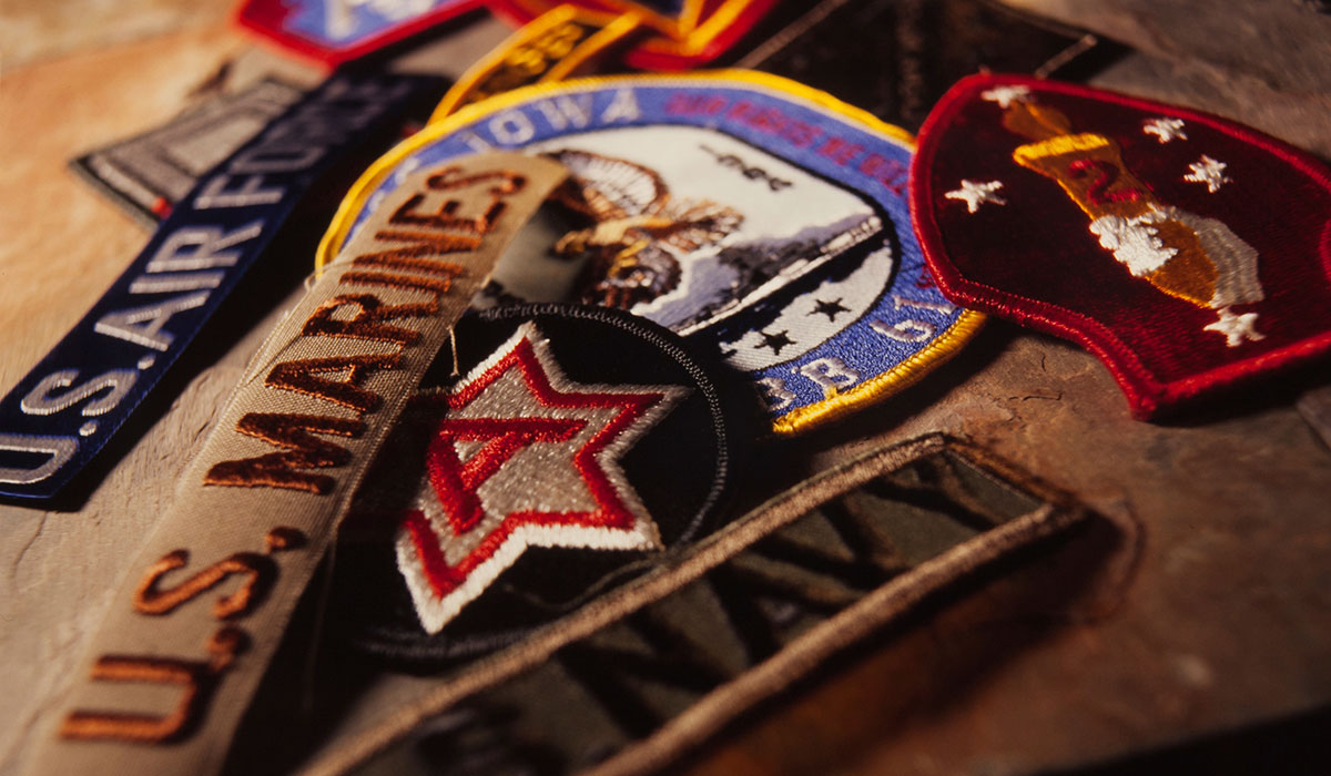 Military patches photo