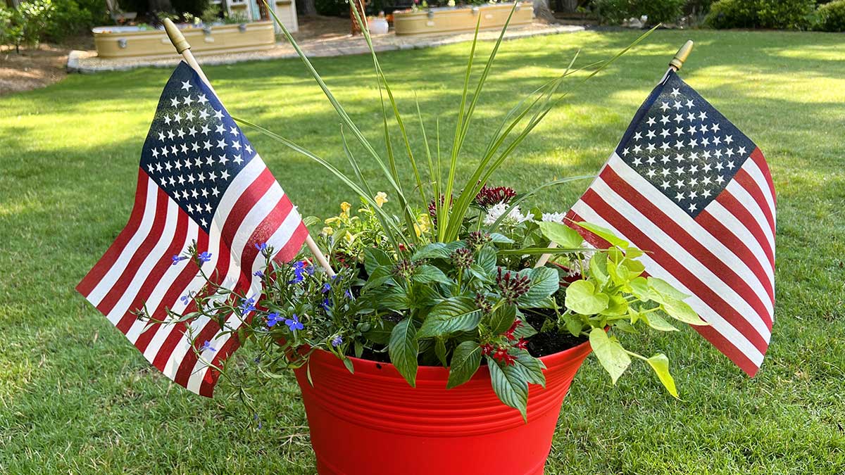 Designing a Military Appreciation Planter with The Home Depot