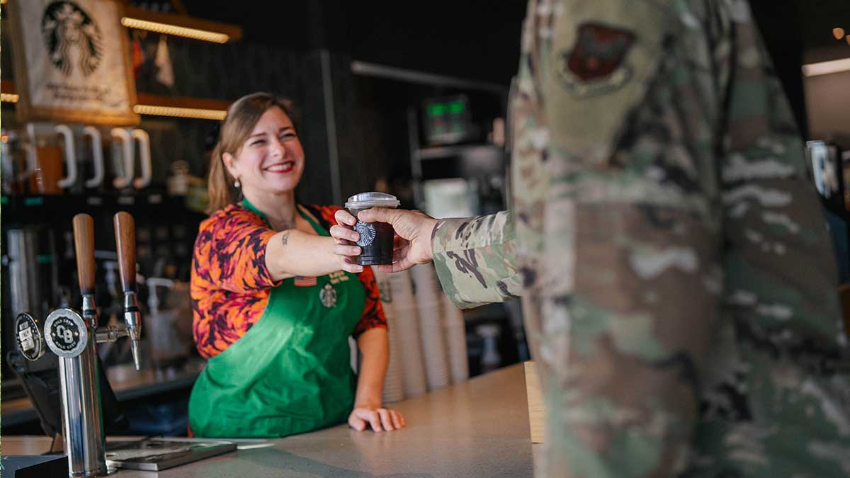 Starbucks Military Appreciation Month