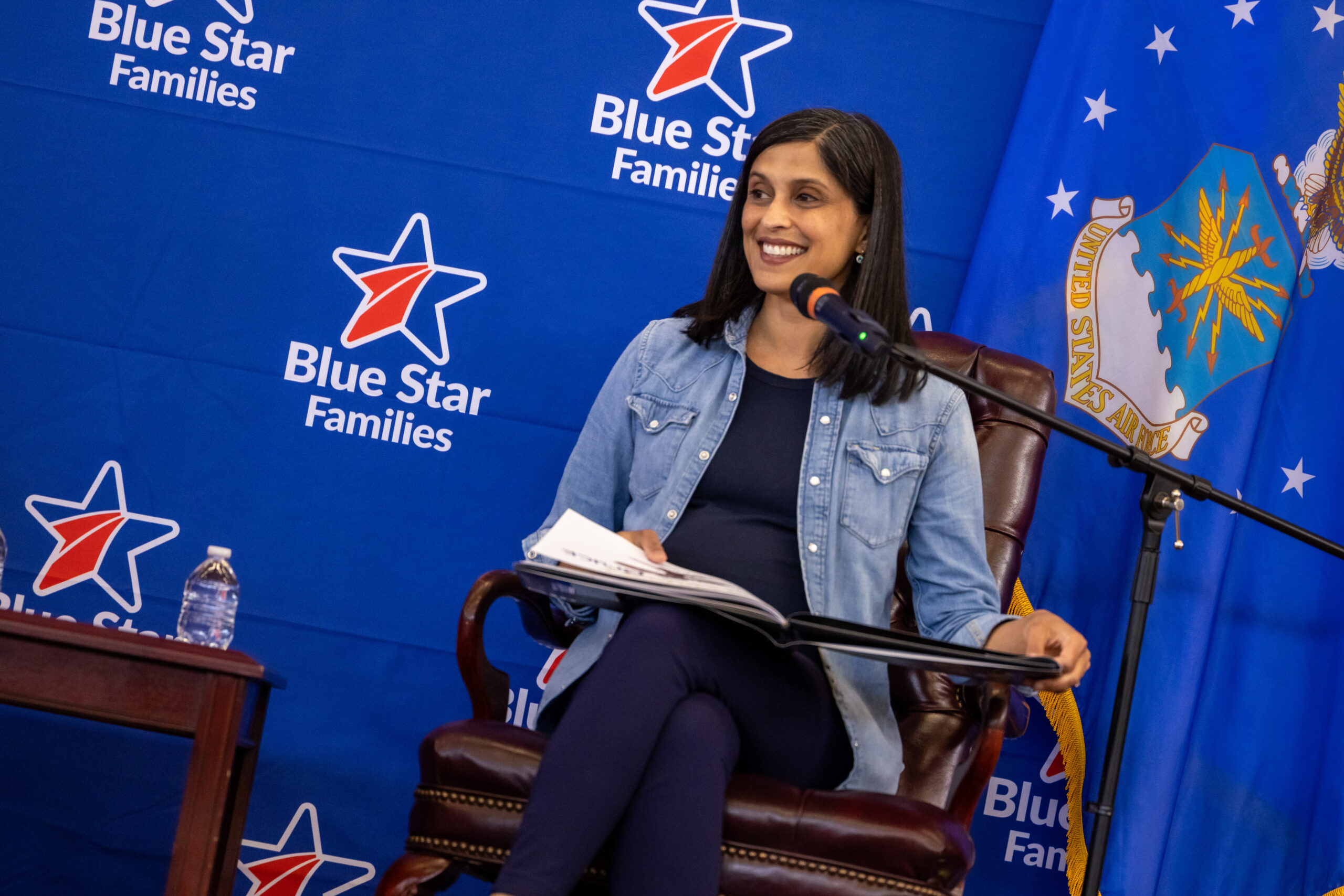 Second Lady Usha Vance joins Blue Star Families and Disney for Storytime Magic at MacDill Air Force Base