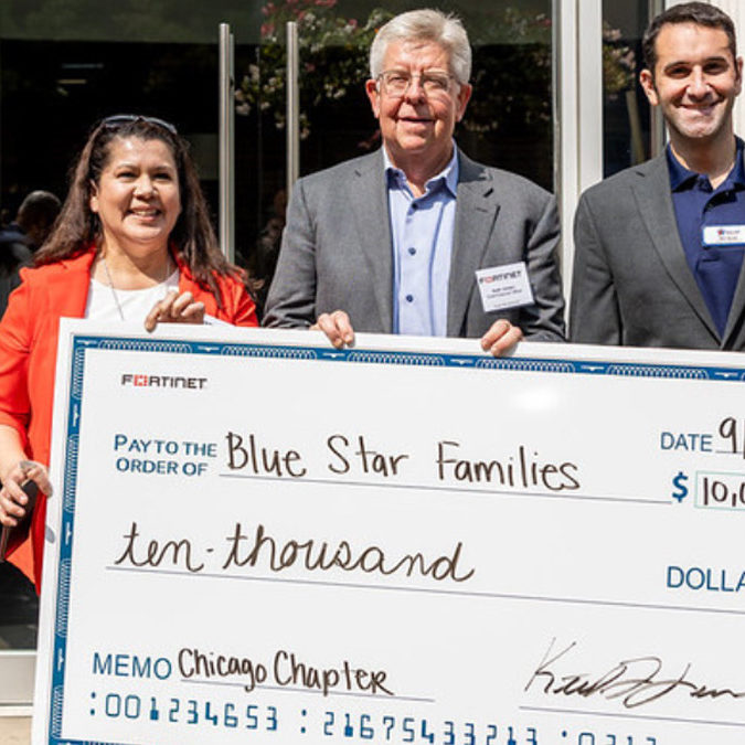 Fortinet Donates $10,000 to Blue Star Families